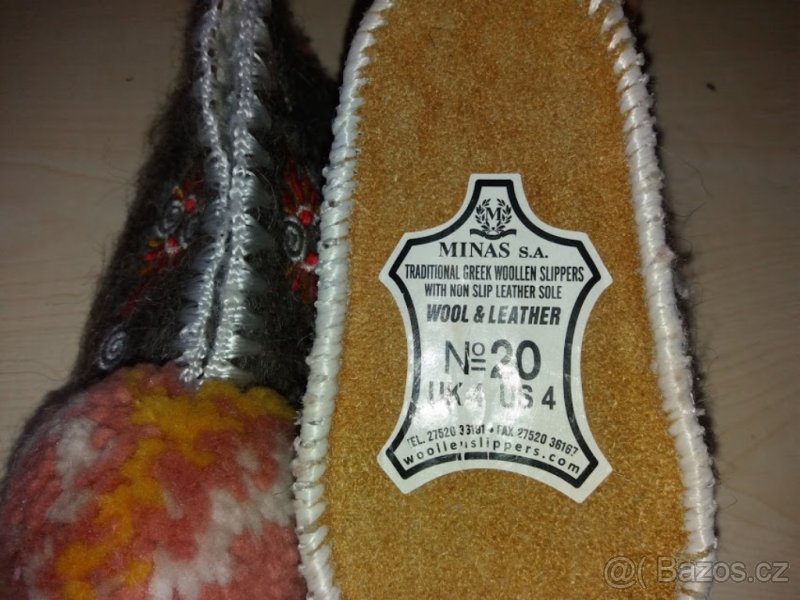 Originální řecké vlněné bačkůrky - 3