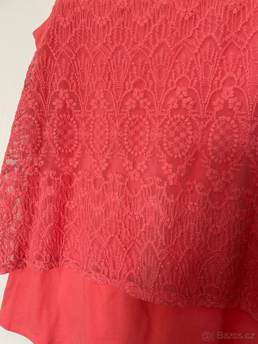 Letní top - dvojitý vzhled H&M, vel S - 3