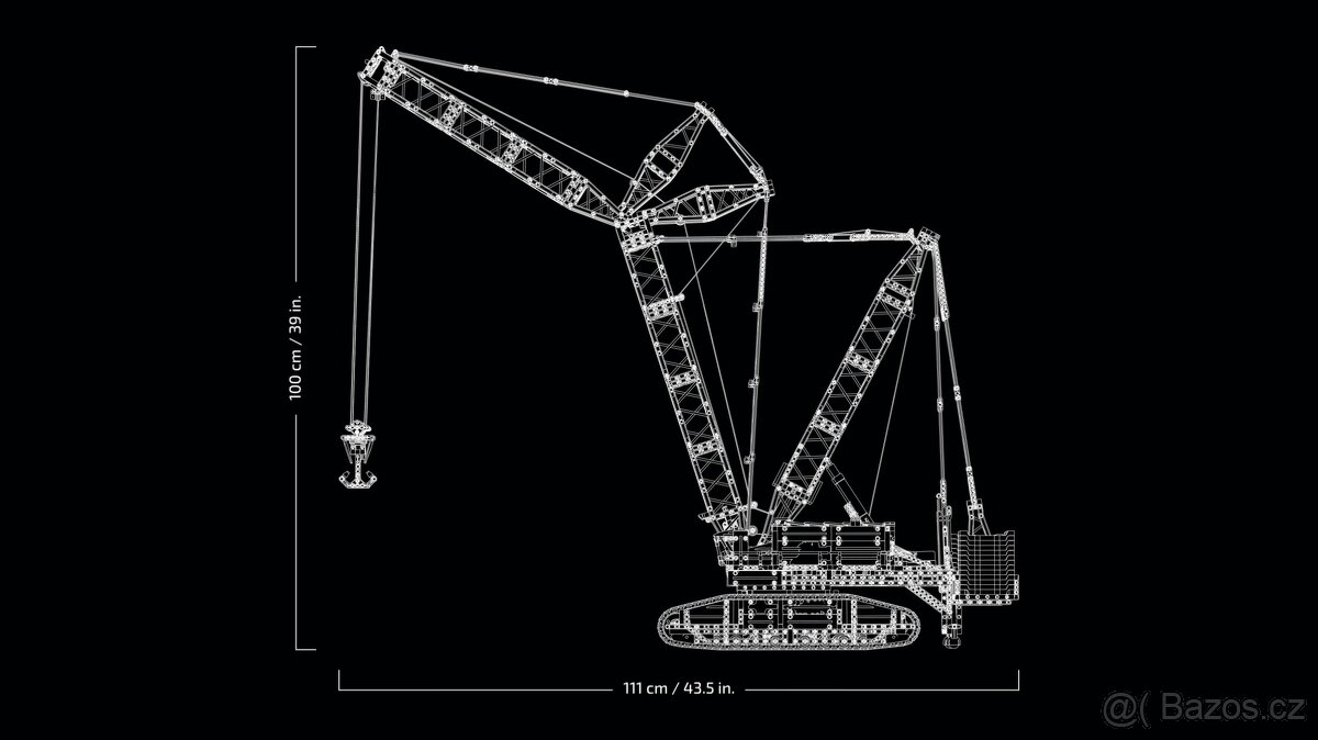 Pásový jeřáb Liebherr LR 13000 - Technic LEGO 42146 - 3