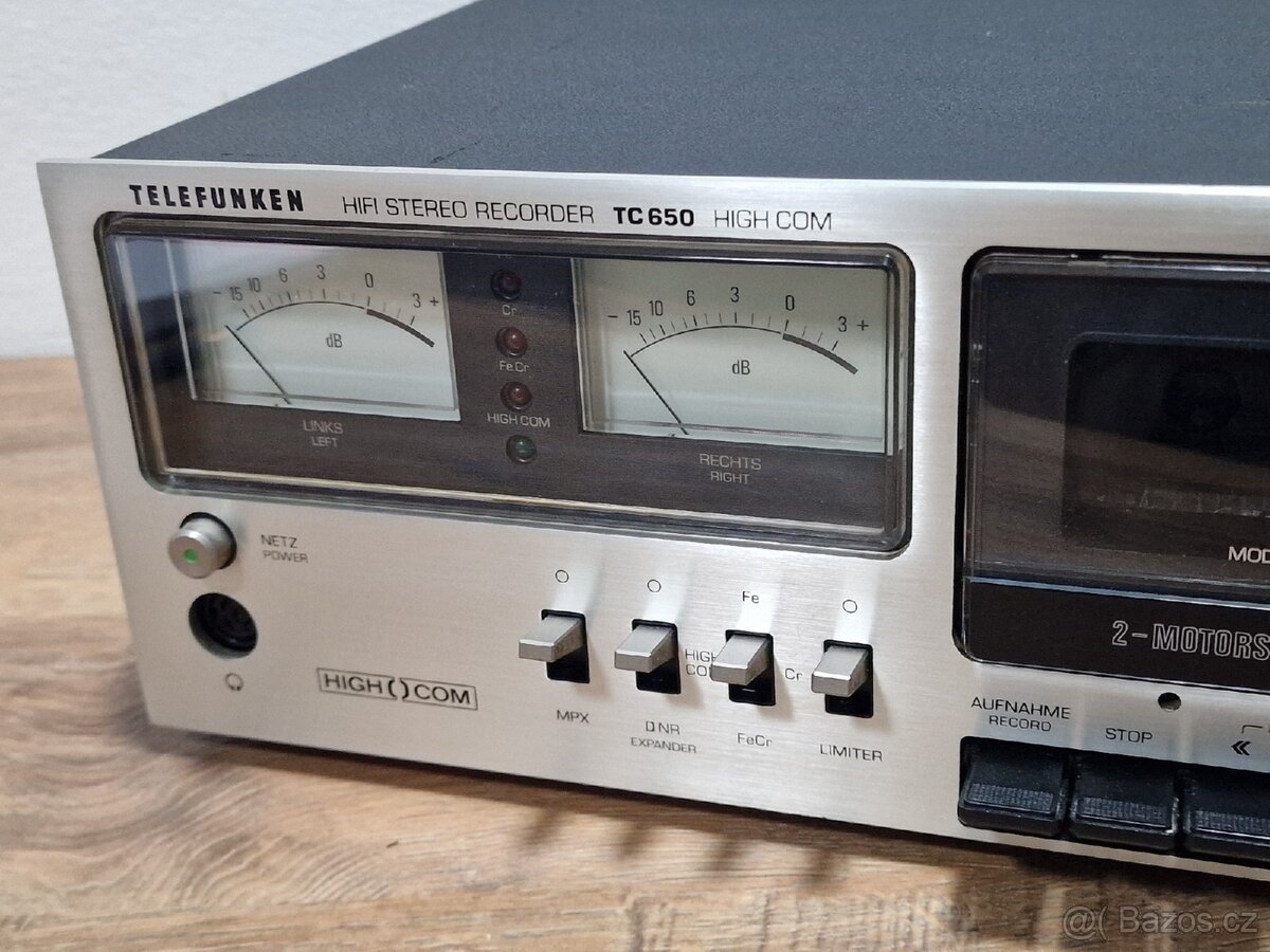 Vintage tape deck Telefunken Tc 650 High Com - 3