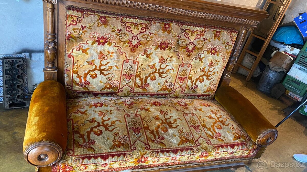 Starožitný divan-pohovka - 3