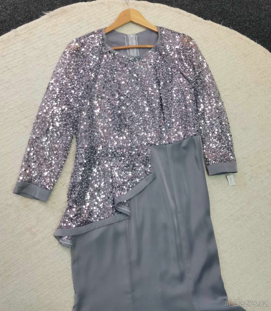 LUXUSNÍ PLESOVÉ ŠATY VEL.42/44 - 3