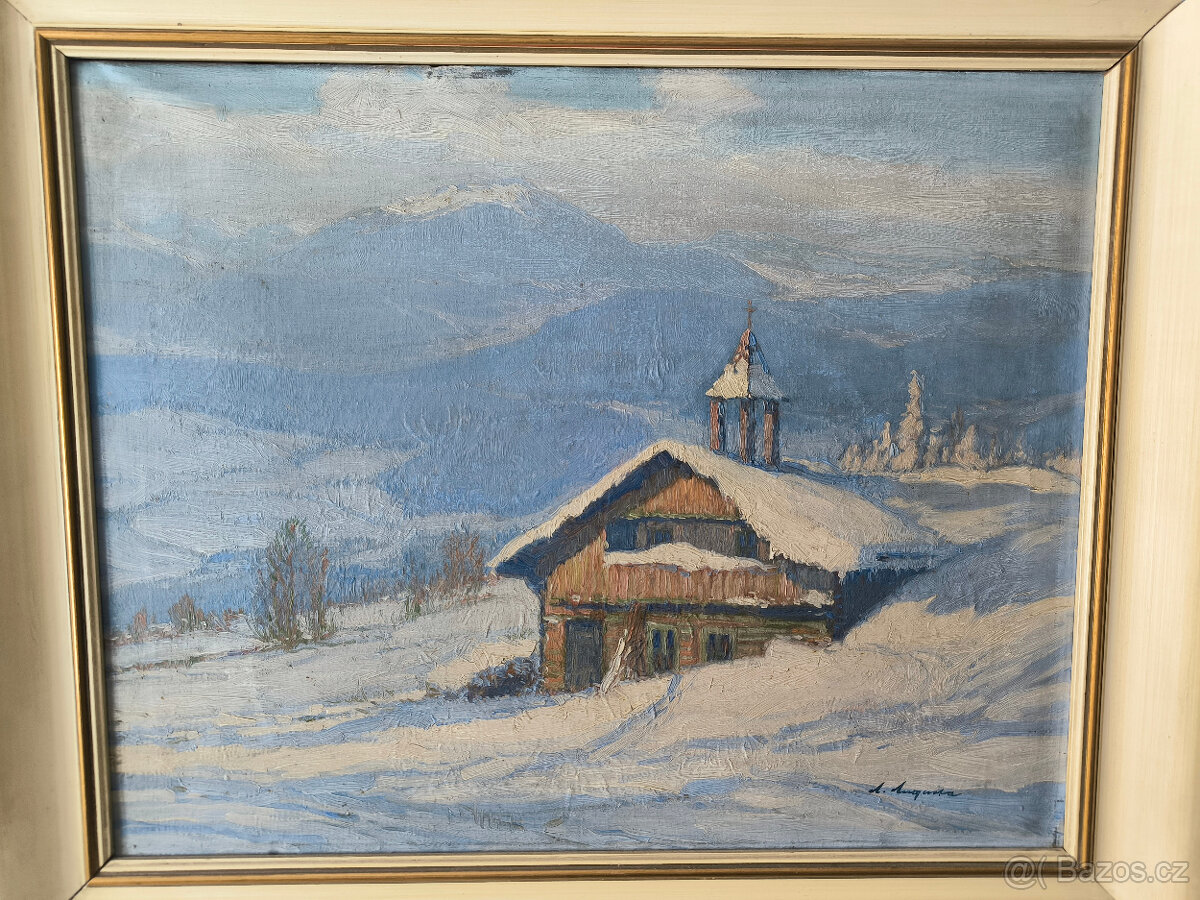 Obraz starý, autor A. Augusta - 3