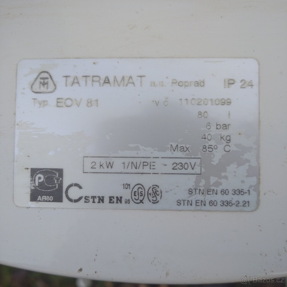 Prodám bojler Tatramat - 3