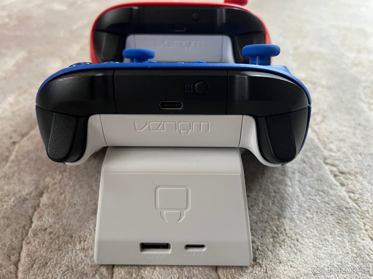 2x Xbox Wireless Controler + dokovací stanice - 3