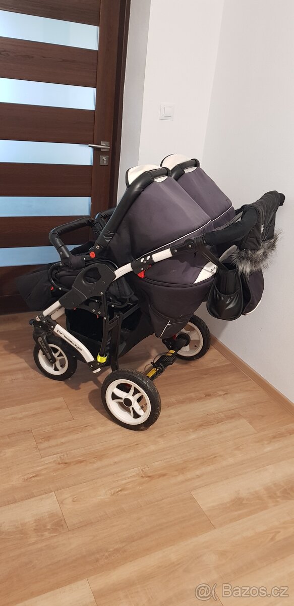 Kočárek pro dvojčata 3v1 - 3