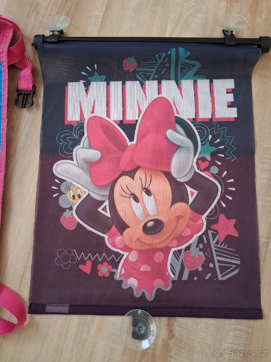 Prodám zánovní kapsář a stínítko do auta Minnie - 3
