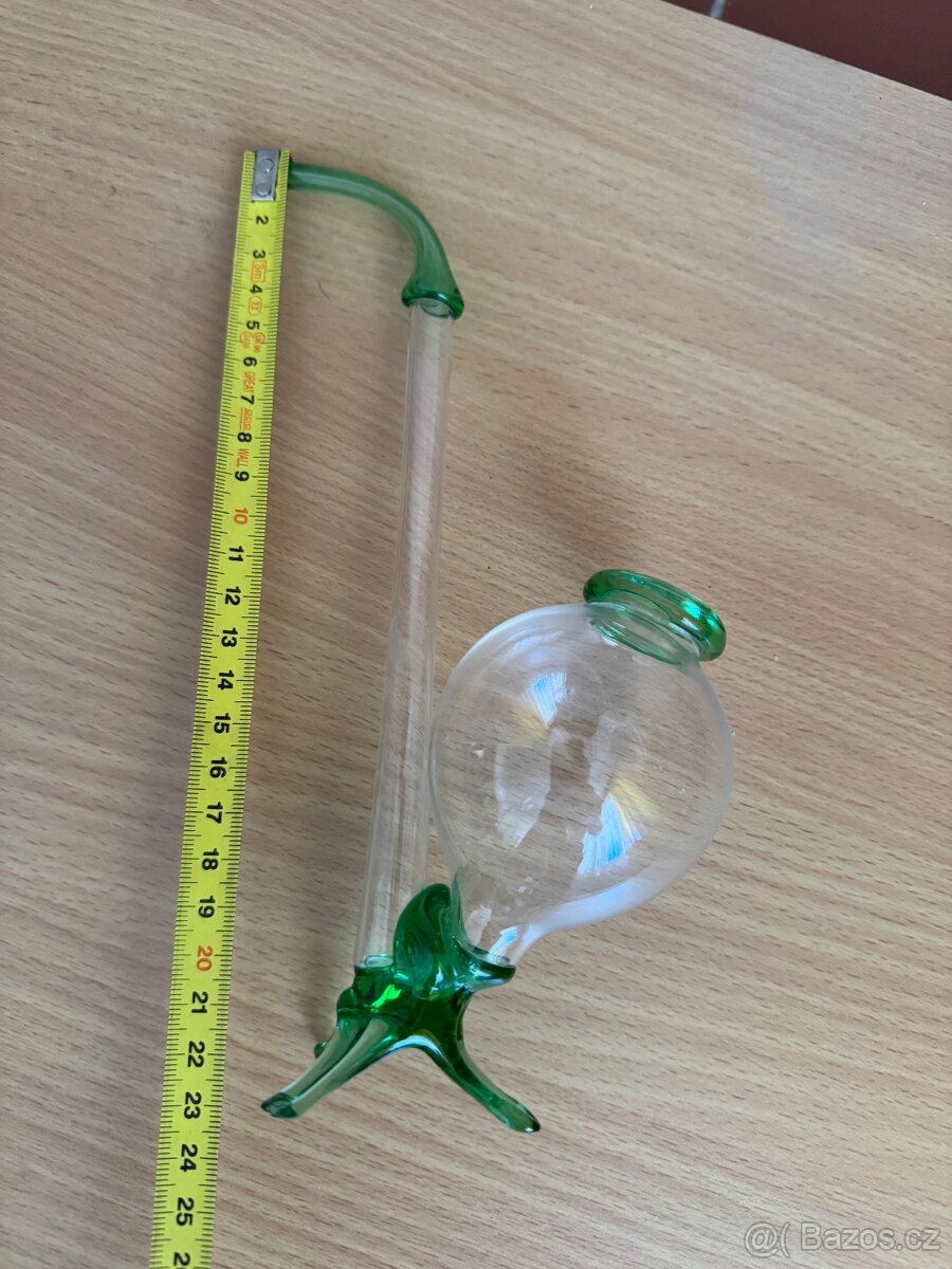 Fajfka,dýmka skleněná na kořalku - 3