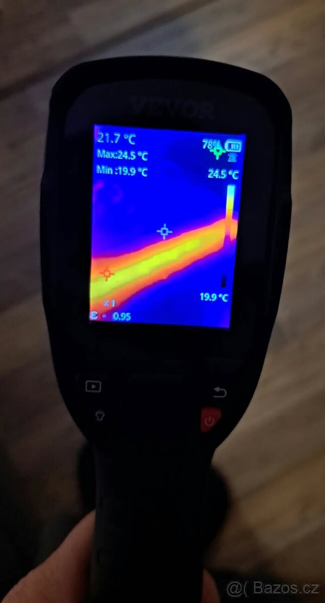 Profesionální Termokamera 2,8" a 32GB SD karta - 3