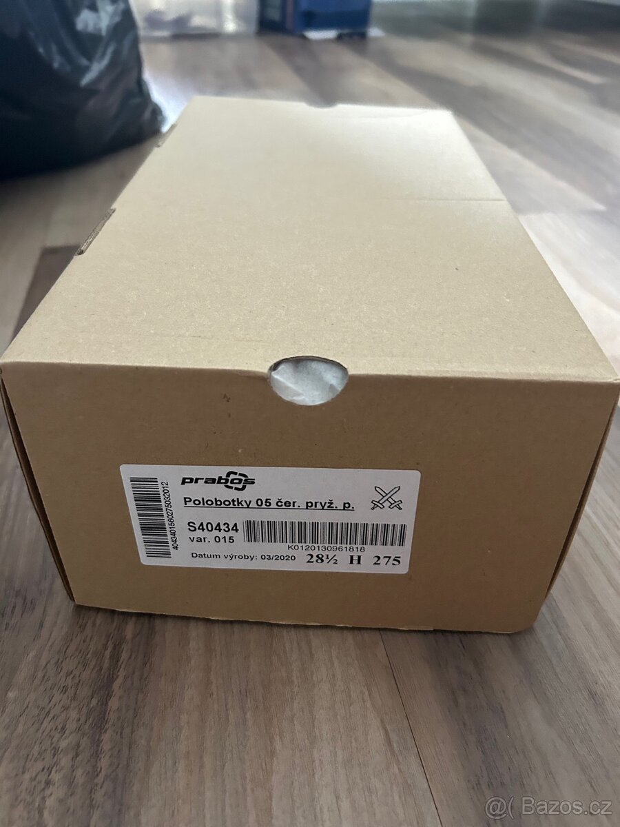 Polobotky 05 pryžová podrážka, velikost 28 1/2 - 3