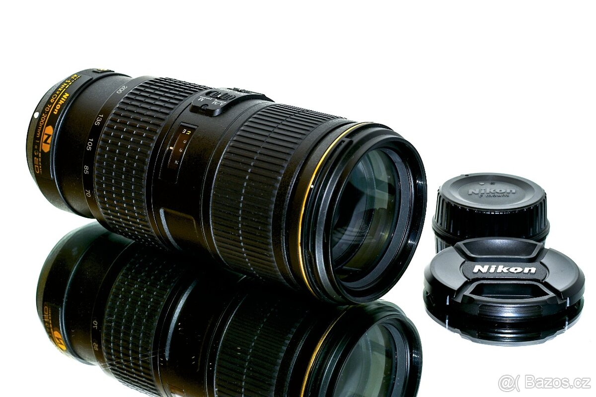 Nikon AF-S 70-200mm F/4 ED VR + UV filtr TOP STAV - 3