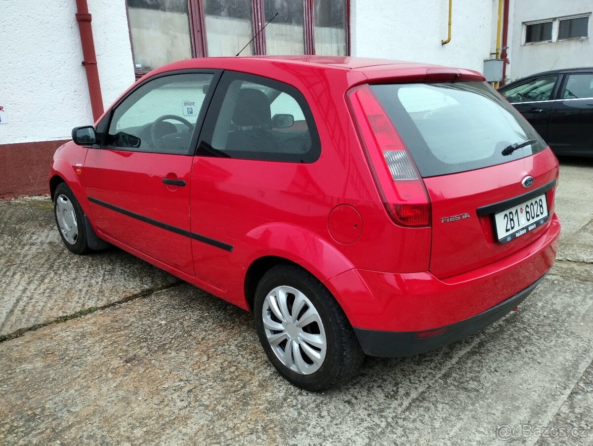 Ford Fiesta, 2004, 1,3 benzín 51 kW, 1. maj. ČR - 78.000 km - 3