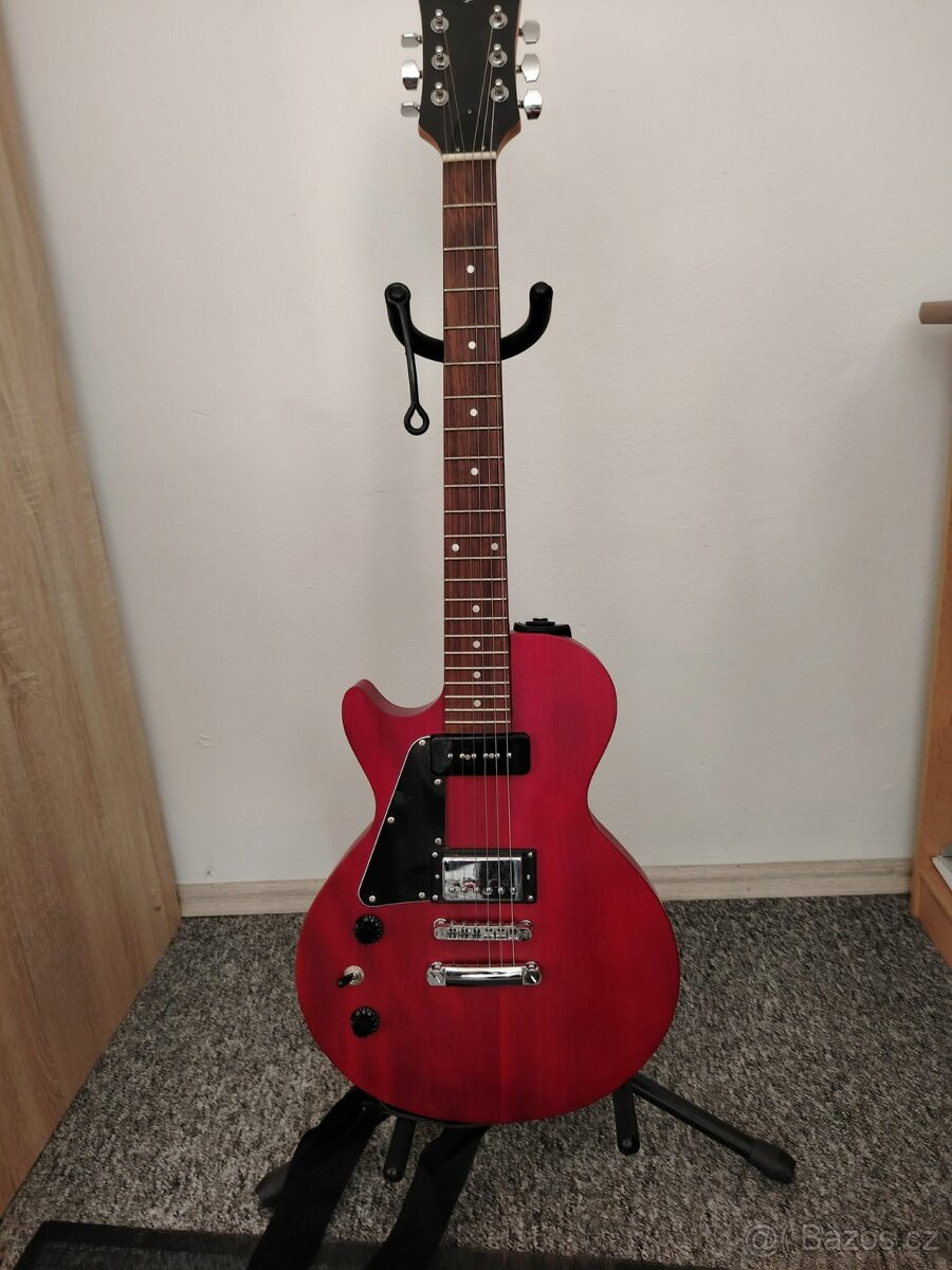 Stagg SEL-HB90 CHRRYL, elektrická kytara levoruká, cherry - 3