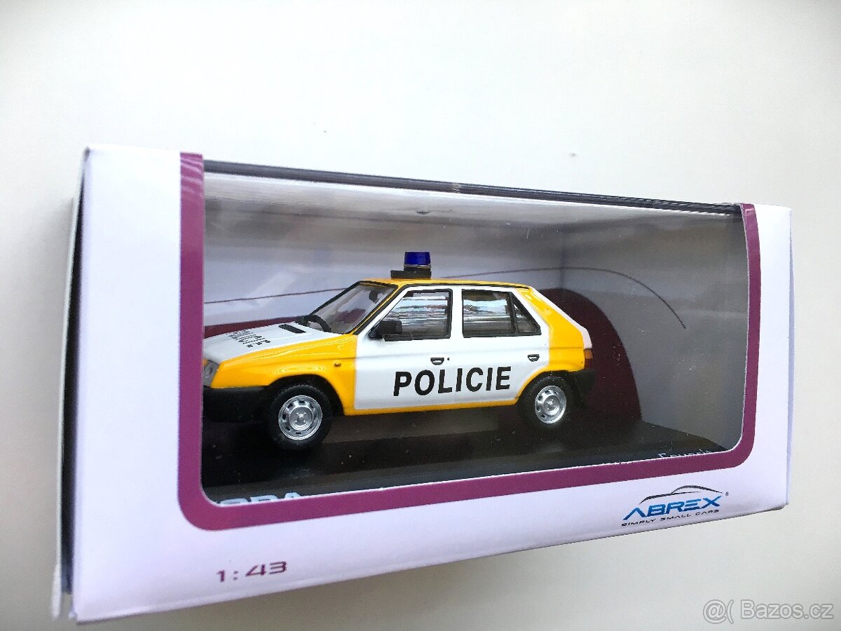 Model ŠKODA FAVORIT "POLICIE" Abrex 1/43 - 3