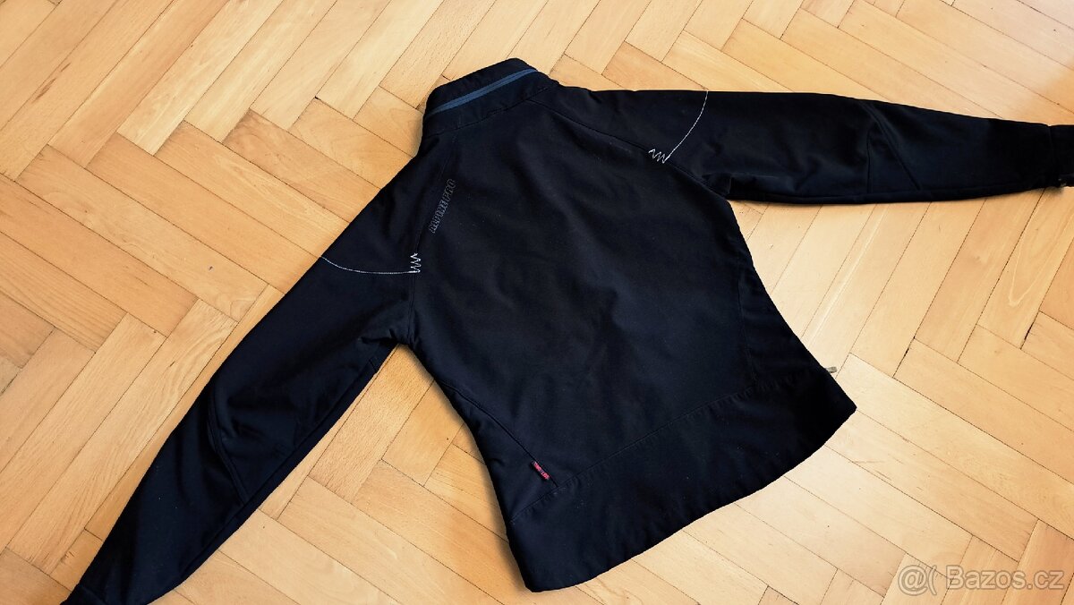 Černá zateplená softshellová bunda Alpine PRO,vel.M - 3