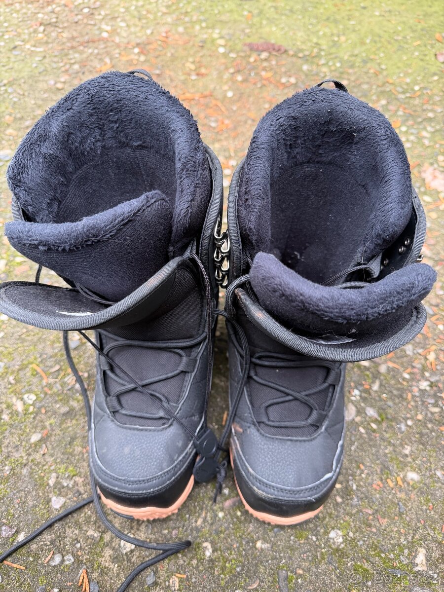 Dětské boty na snowboard, vel. 24,5 / 38 - 3