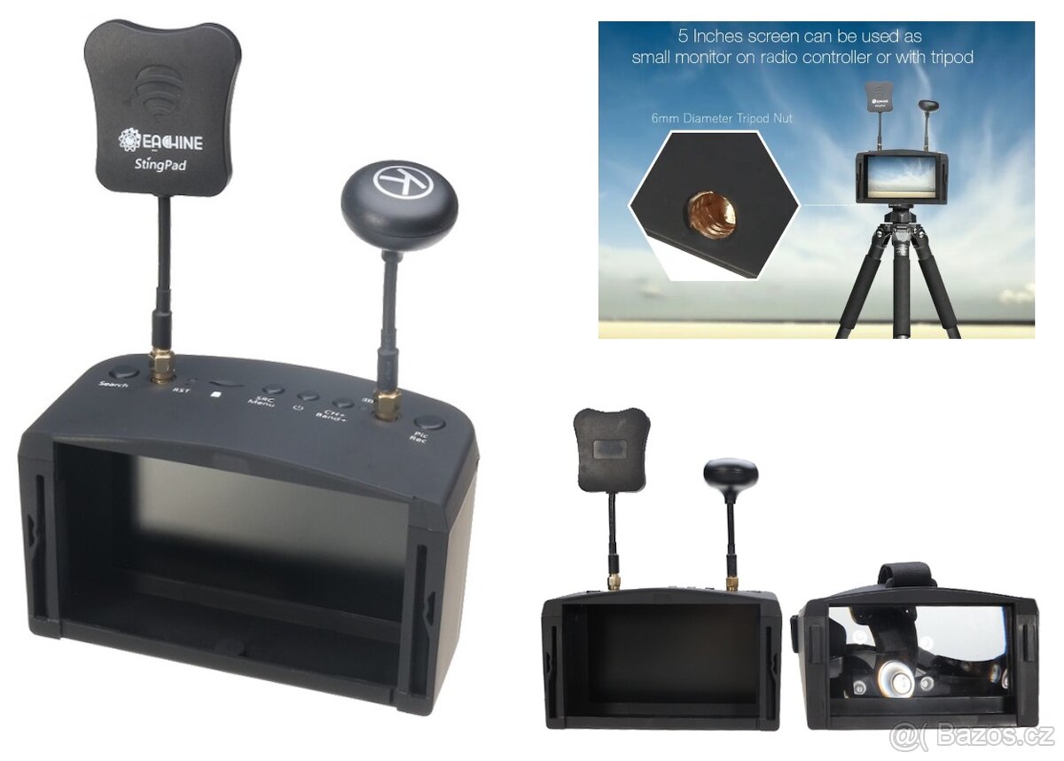 Nové FPV brýle Eachine EV800D True Diversity Doprava ZDARMA - 3