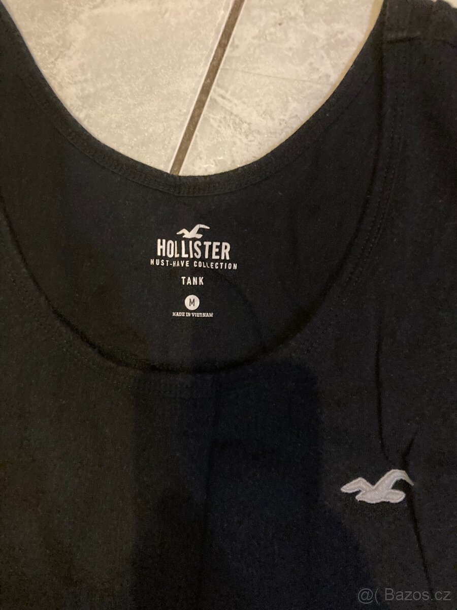 Hollister tílko černé M - 3