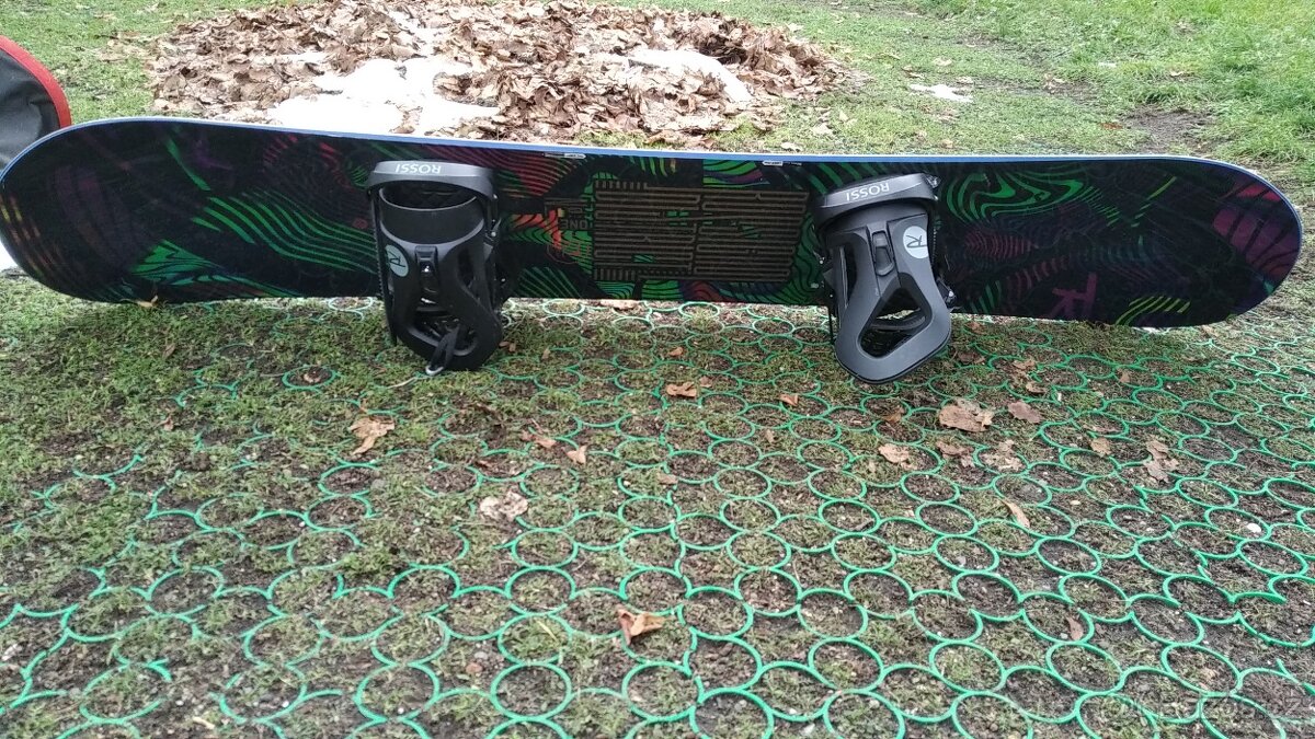 Snowboard Rossignol 161 cm + vázání + vak - 3