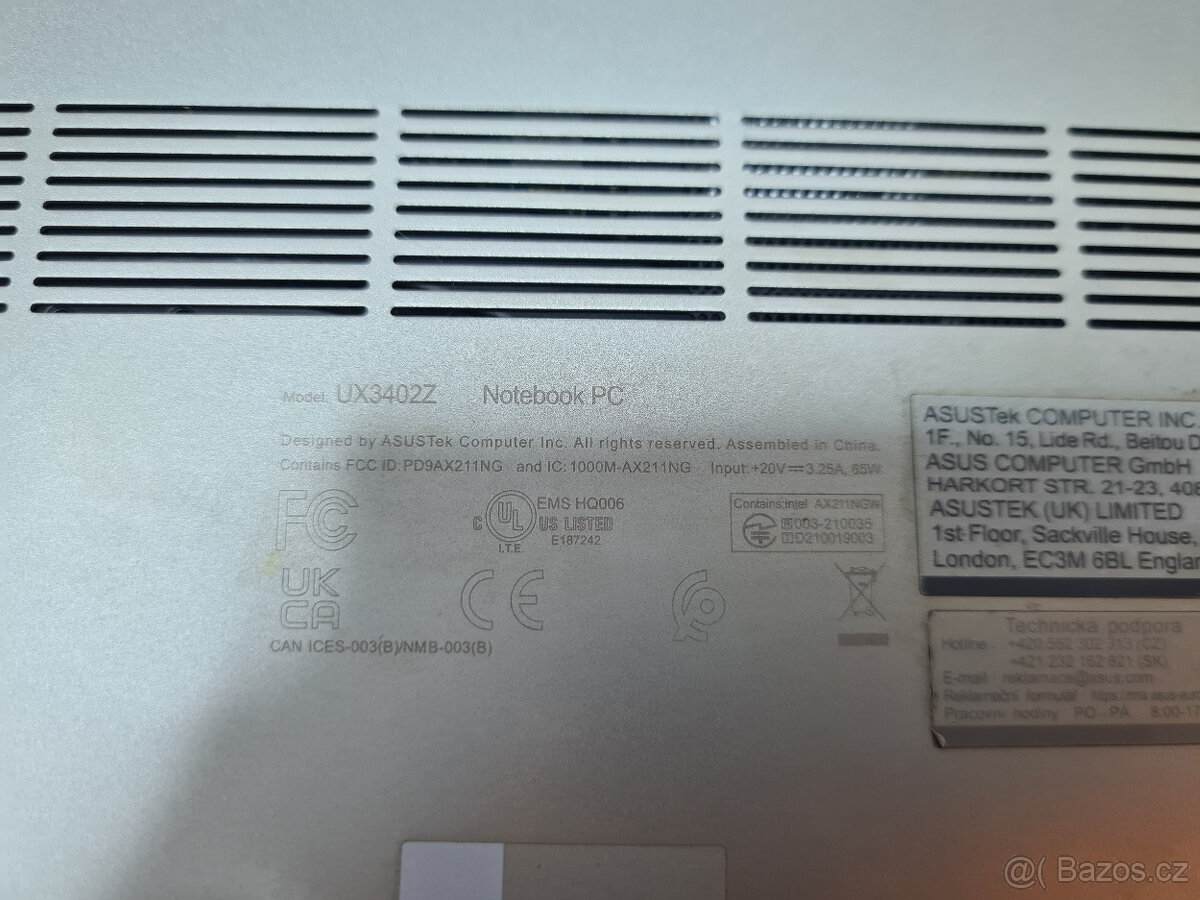 Notebook ASUS Zenbook 14 OLED UX3402ZA - 3