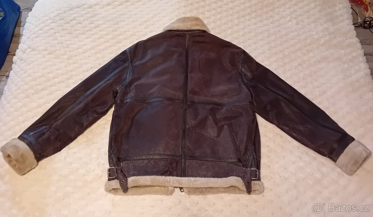 Zimní kožená pánská bunda - 3