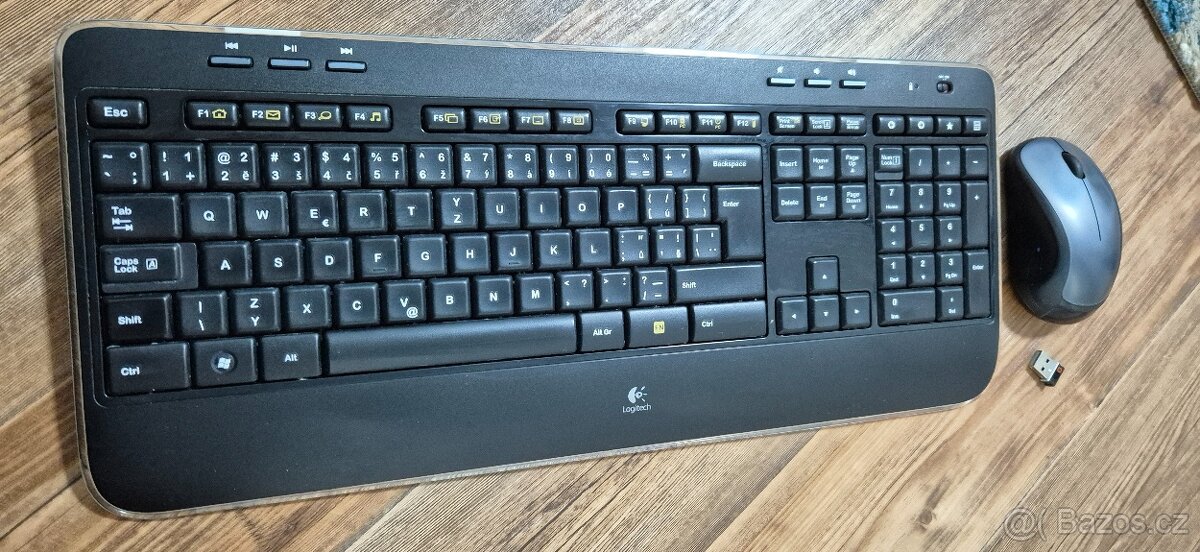 Bezdrátová klávesnice K520 + myš Logitech - 3