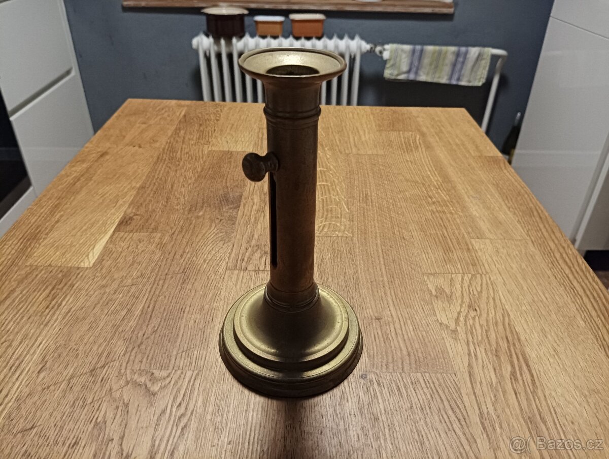 MOSAZNÝ EMPÍROVÝ SVÍCEN -BIEDERMEIER-19. STOLETÍ FRANCIE - 3
