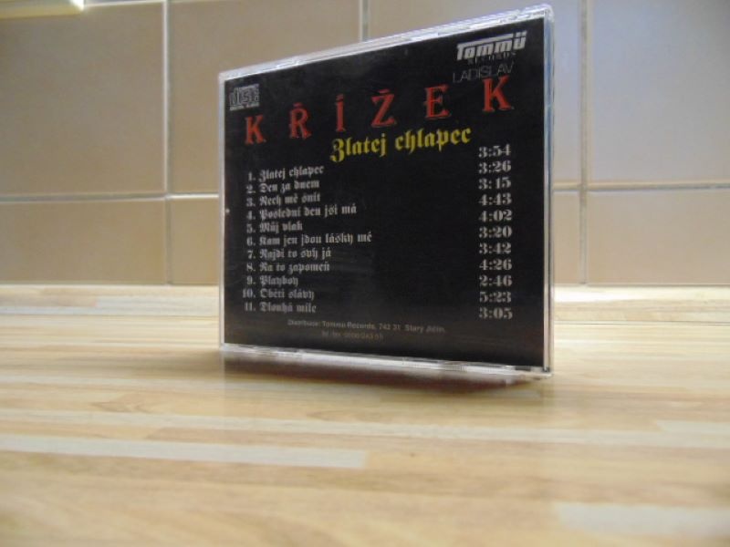 prodám CD Ladislav Křížek - Zlatej chlapec 1991 , v - 3