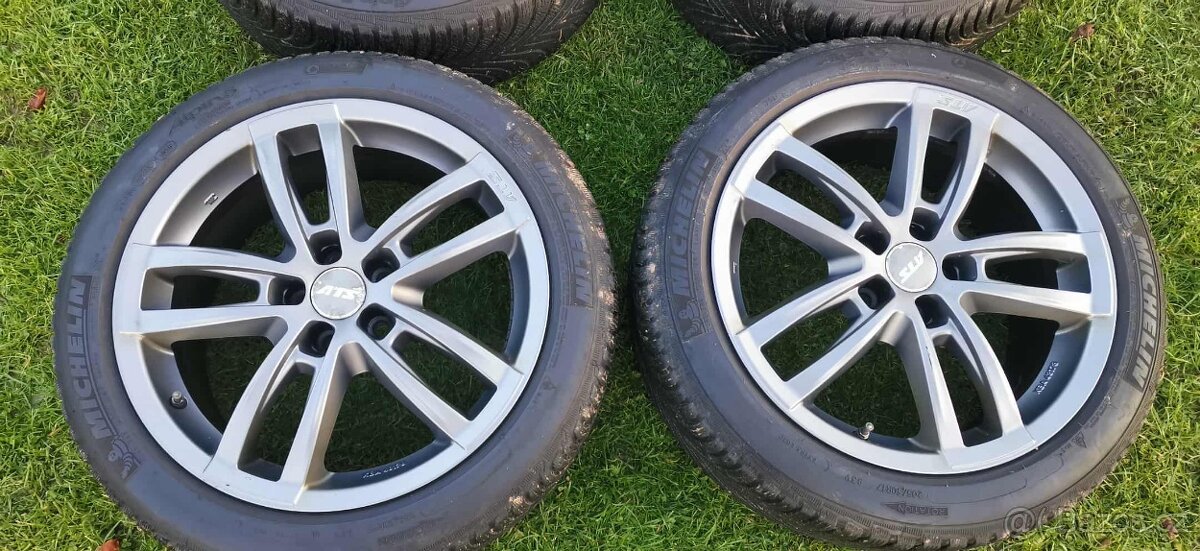 Alu kola 7.5x17 ET35 5x100- zimní 205/50 r17 - 3