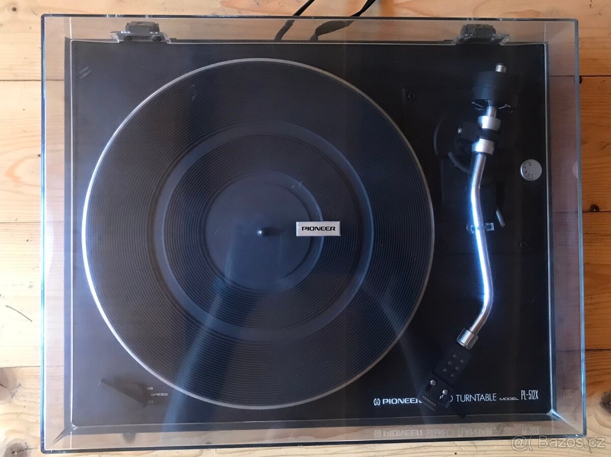 GRAMOFON PIONEER PL-512 (1978) VE DŘEVĚ,SUPER STAV - 3
