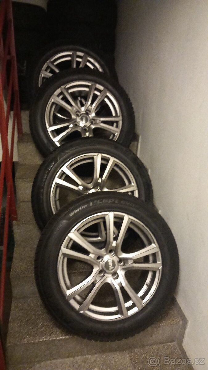 Alu kola R18 5x114.3 obutí zimní pneumatiky 235x55 R18 - 3