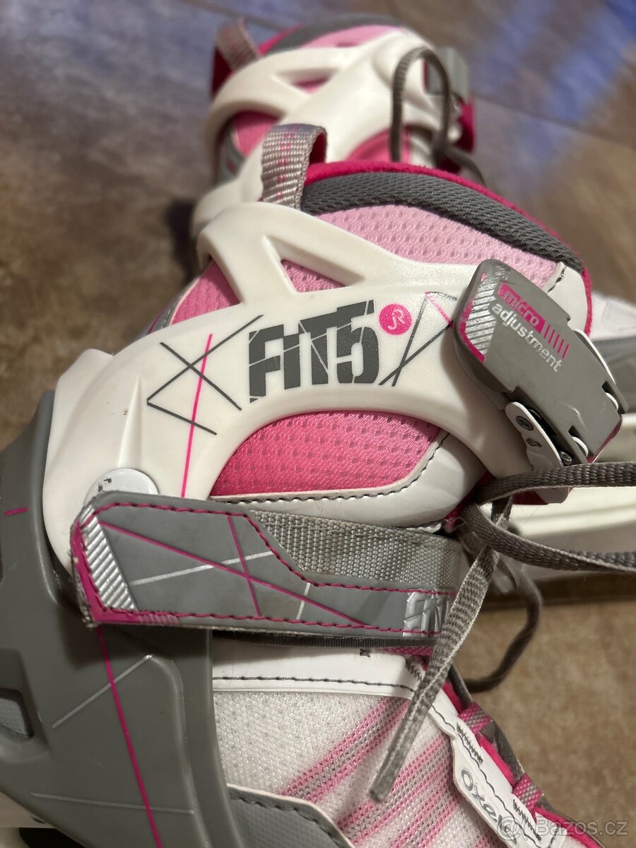 Dívčí brusle Oxelo stavitelné 35-38 - 3