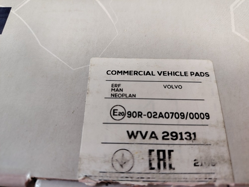 Brzové destičky FOMAR FG917081 na nákladní auto - 3