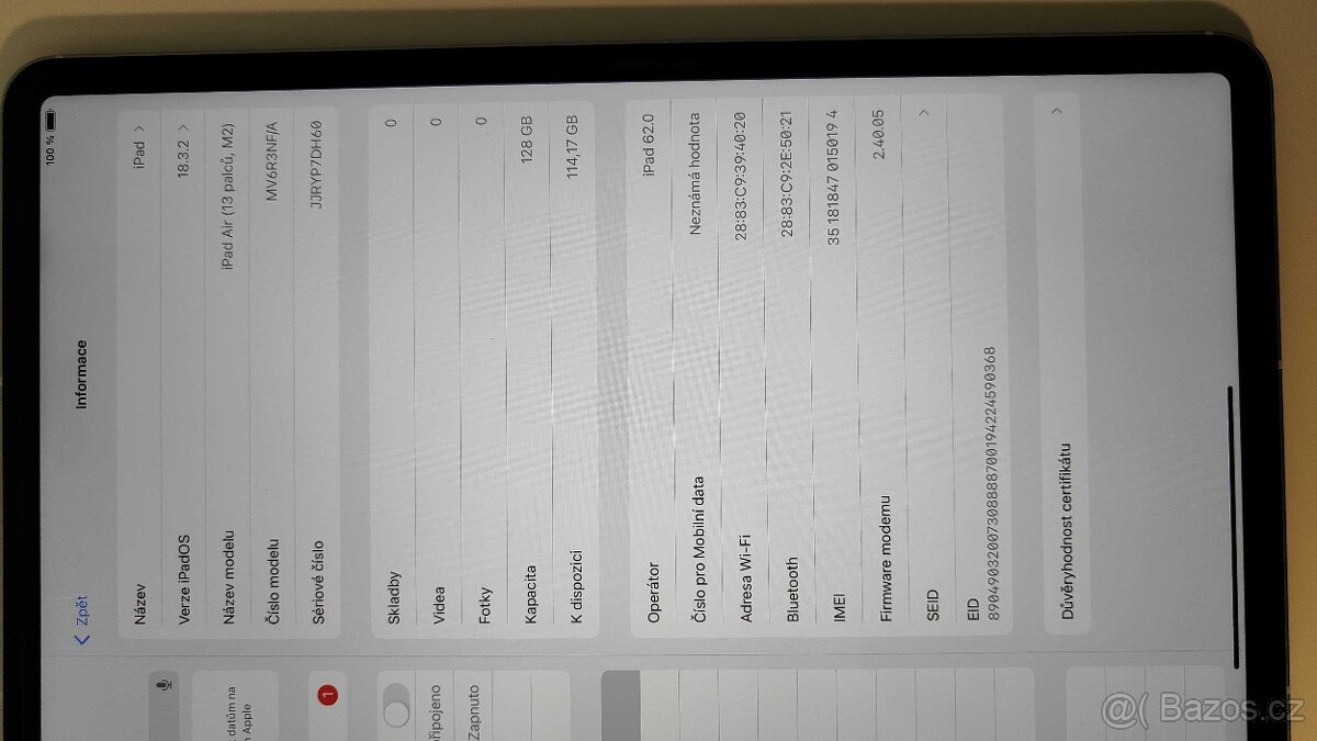 Apple iPad Air 13 (2024), 128GB Wi-Fi + Cellular, Blue, NOVÁ - 3