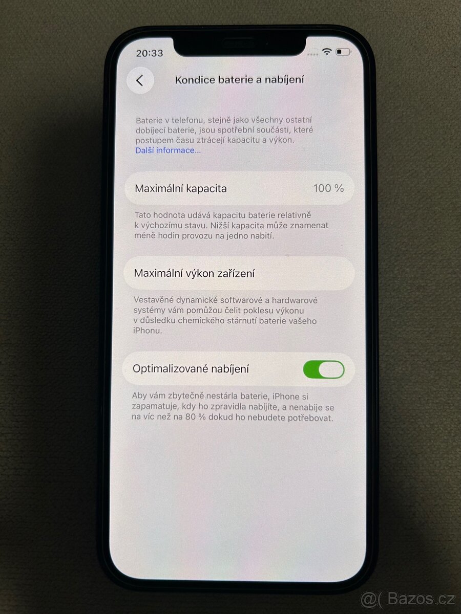 IPhone 12 Černý 128Gb - NOVÁ ORIGINÁL BATERIE - 3