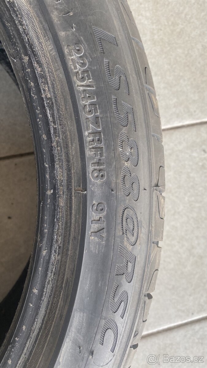 225/45 r 18 letní nová 1 ks - 3