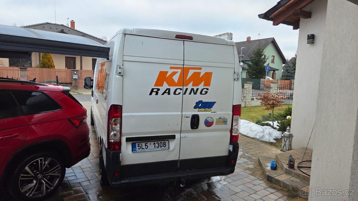 Fiat ducato 2.3 2011 upravená pro MX - 3