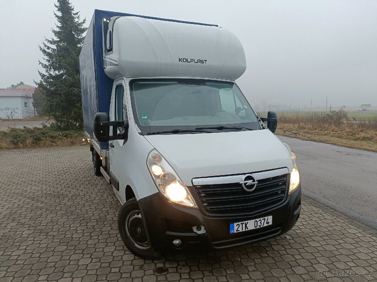 2017 Opel Movano plachta 8 ep, shrnovačka, STK do 2028 - 3