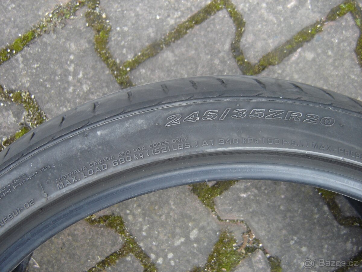 Prodám pneu 245/35/20 Nexen - 3