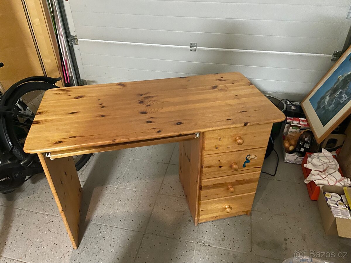 Pracovní stůl z masivu - 3