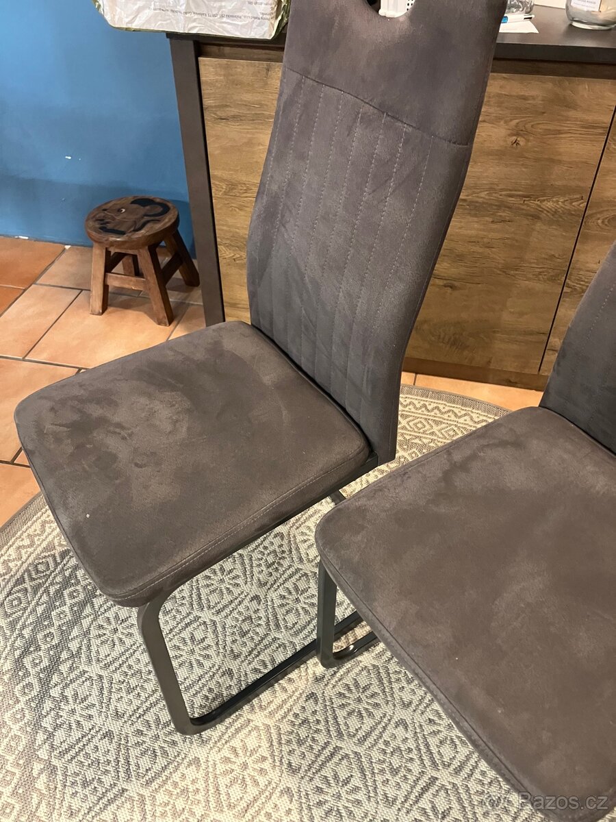 Moderní jídelní židle 6 kusů - 3