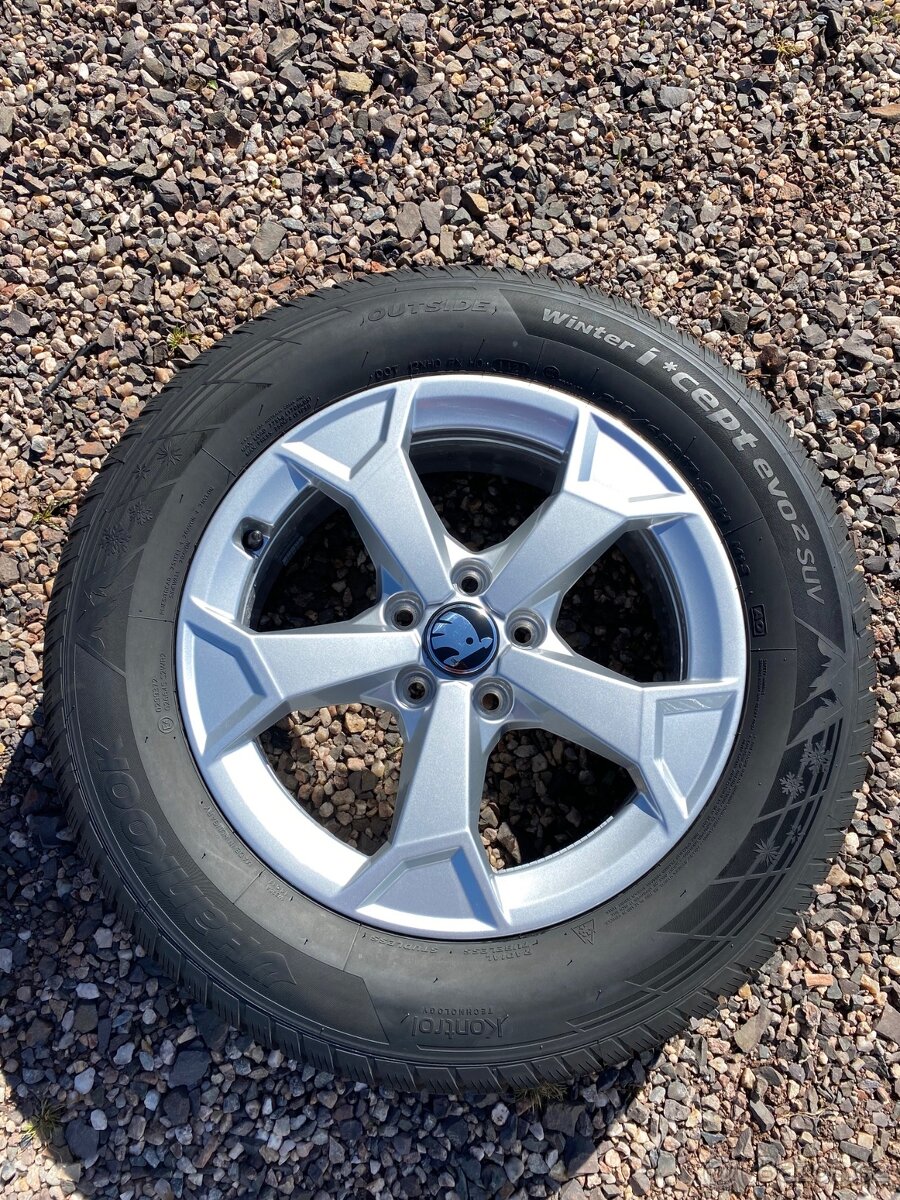 Odešlu dobírkou Originál kola 17" Škoda Kodiaq zimní pneu - 3