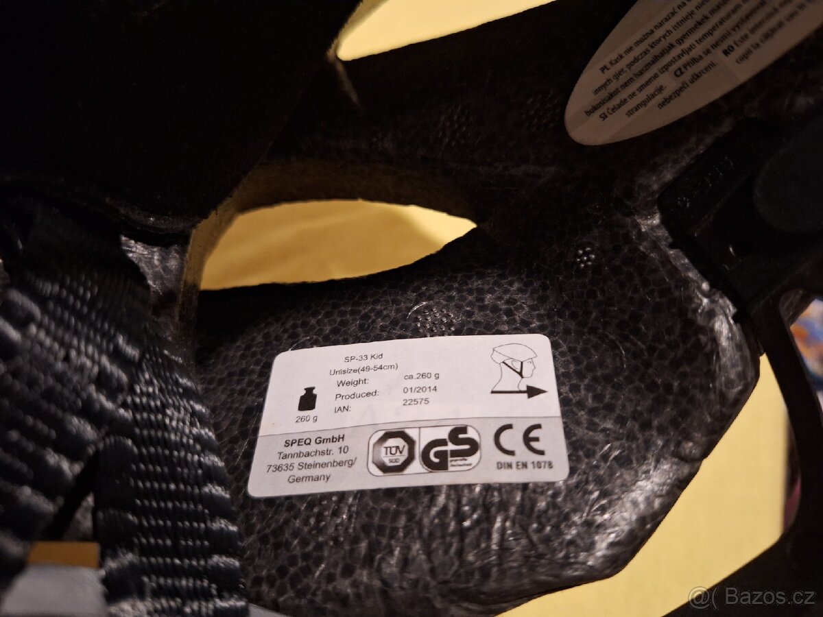 Dětská helma na kolo 49-54cm - 3