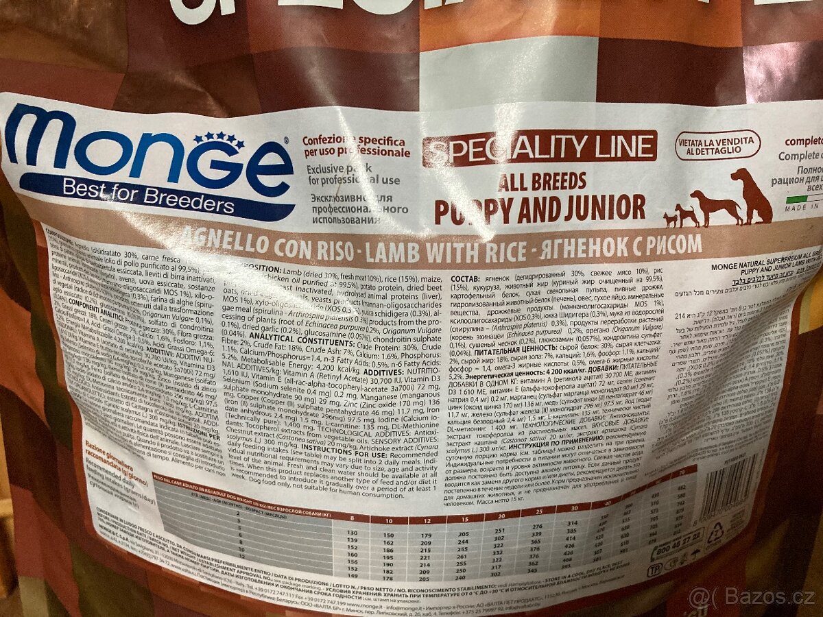 Psí granule Monge pro štěňata - 3