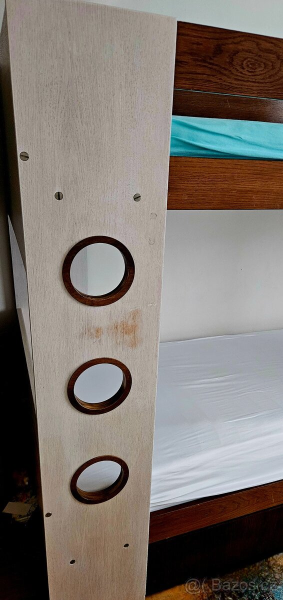 Dvoupatrová postel s matracemi - 3