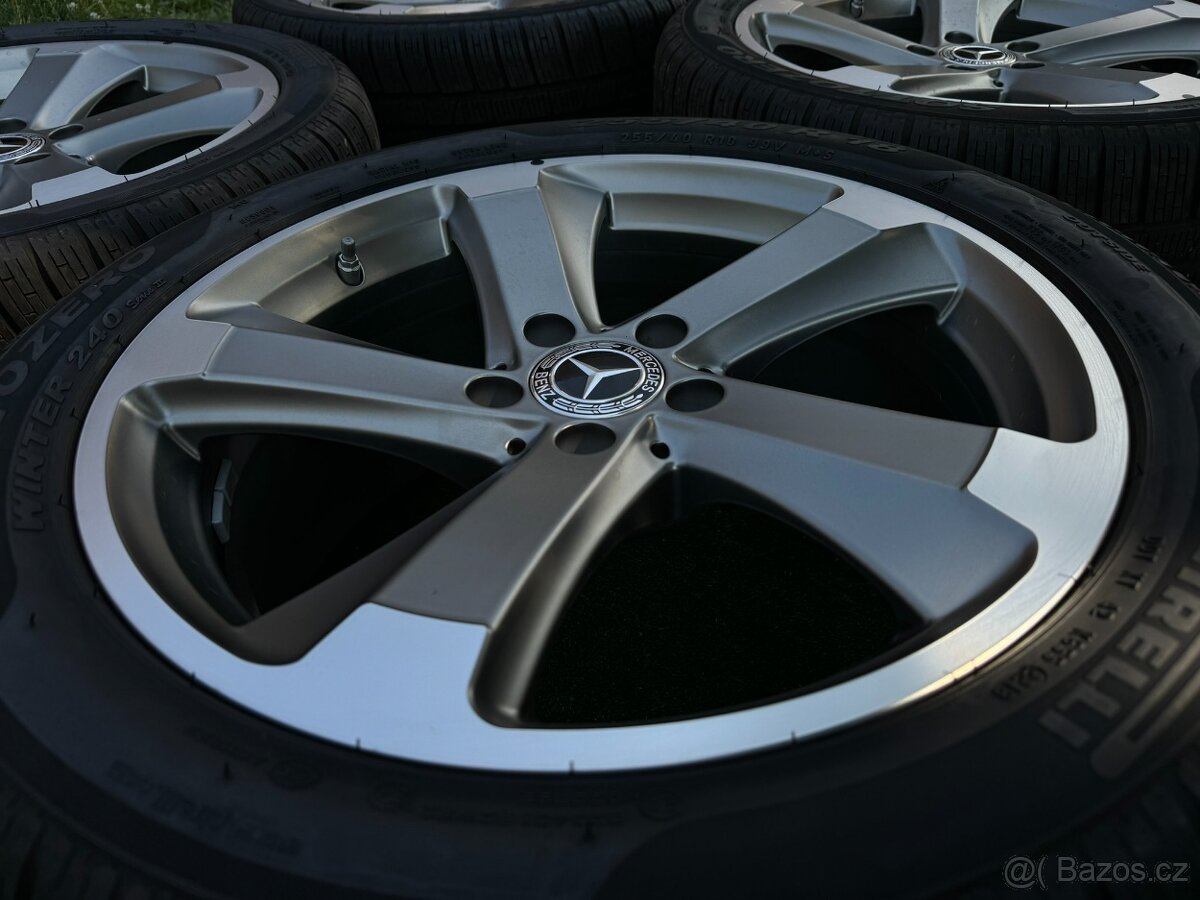 Originál alu kola Mercedes SL 5x112 R18 zimní - 3