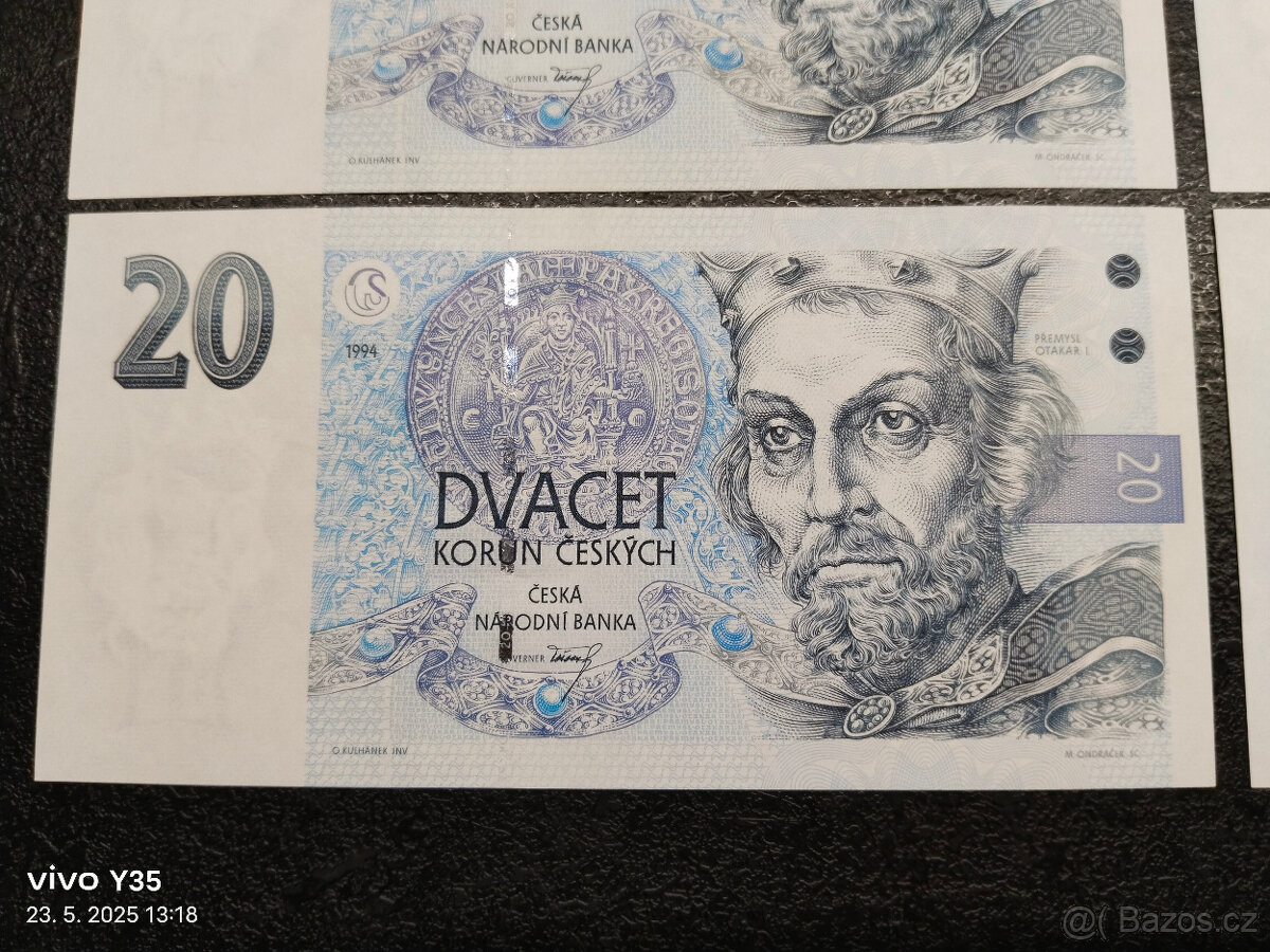 Bankovky Československo 1994 Postupka B32 - 3