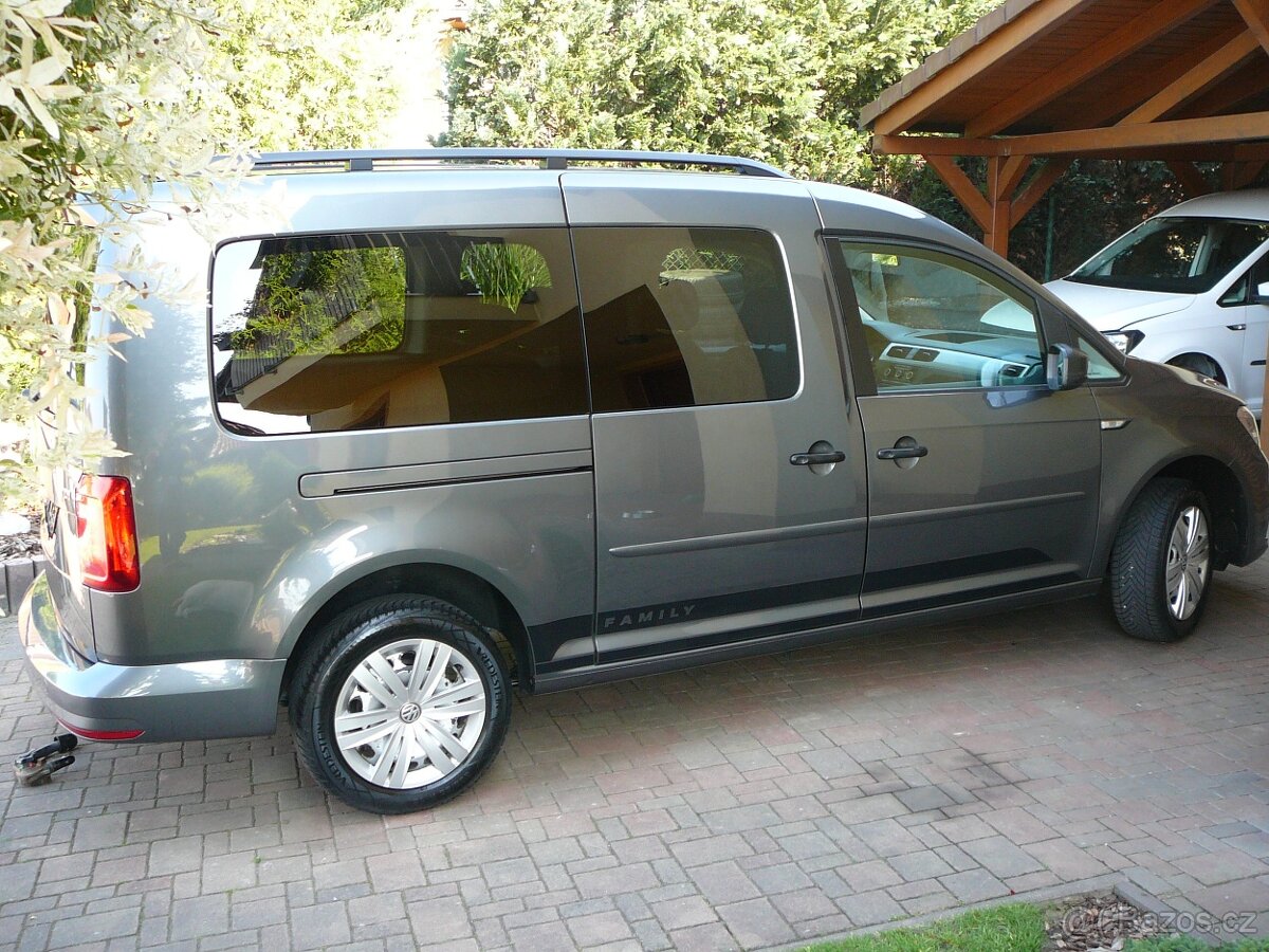 VW CADDY MAXI 2.0 TDI 110KW FAMILY KAMERA FRONTASIST TAŽNÉ - 3