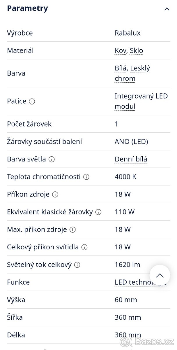 Stropní led světlo Rabalux Sharon - 3