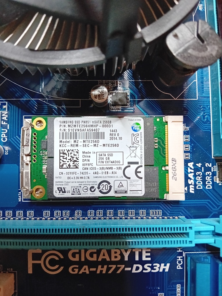 i5-3570K+GIGABYTE GA-H77-DS3H+16GB DDR3+256GB SSD - 3